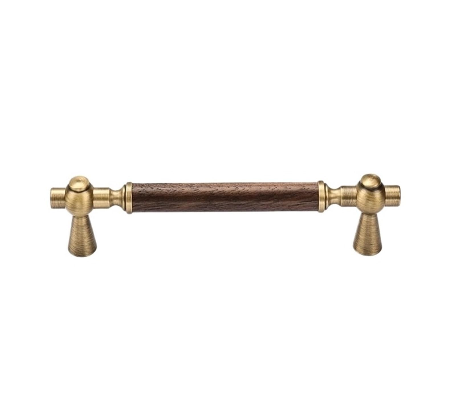Vaqropnshrg A Bronze 128Mm Round Cabinet Knob, For Drawer Furniture, Walnut Brass Single Hole Gold