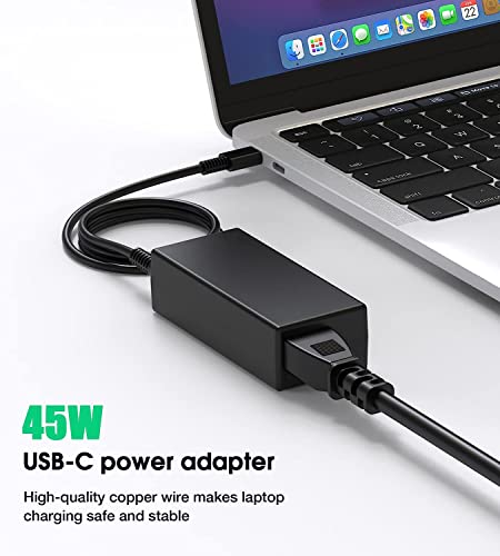 45W Usb C Type C Laptop Charger Adapter For Hp Chromebook X360 11-Ae000 14-Ca000 11-Ae051Wm 11-Ae001Tu 11-Ae027Nr 14-Ca051Wm 14-Ca052Wm 14-Ca091Wm 14-Ca060Nr 14-Ca020Nr 14-Ca043Cl Power Supply Cord #TOP1