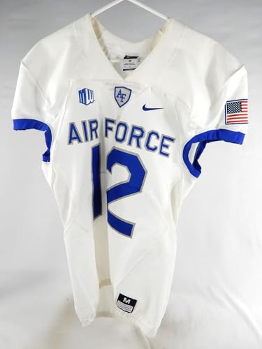 2017 Air Force Falcons #12 Game Used Jersey NP Rem M 899 - College Game Used