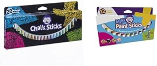 Little Brian LBCS05CA20 Paint Sticks Chalk-20 Assorted, Multi