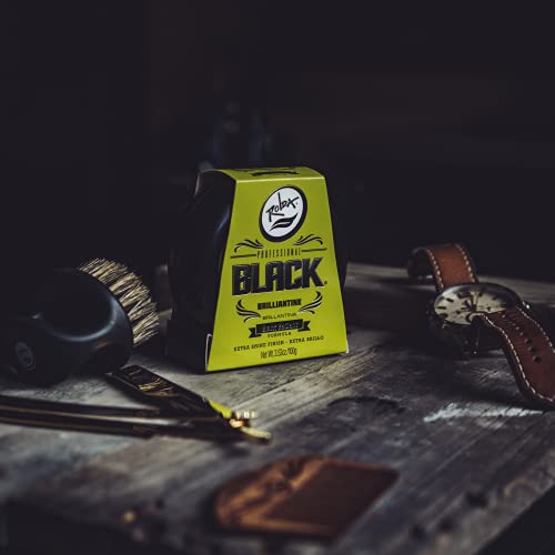 Rolda Black Brilliantine Cera temporária para coloração de cabelo