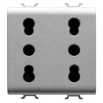 Prise Gewiss GW14208 Chorus pour branchement sécurisé de type P11 P17