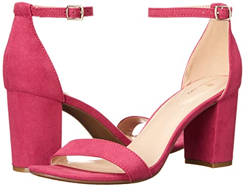 Bandolino Women's Armory Heeled Sandal, Magenta Suede, 8.5 #TOP7