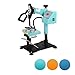 Produktbild RICOO Transferpresse Mützenpresse Cappresse Schwenkbar C505-TB Thermopresse Transferdruck Sublimationspresse für Flexfolie und Flockfolie/Türkis-Blau