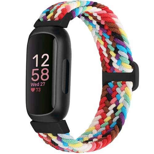 Bcuckood �r���v�����p�o���h Fitbit Inspire 3/Inspire 2/Inspire HR/Inspire/Ace 3/Ace 2�Ή� ���� �j�� �q���p �L�k���̂���҂ݍ��ݘr���v�o���h ���߉\�Ȍ����p�o���h