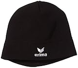 erima Erwachsene Fleece Beanie, Schwarz, M, 118404