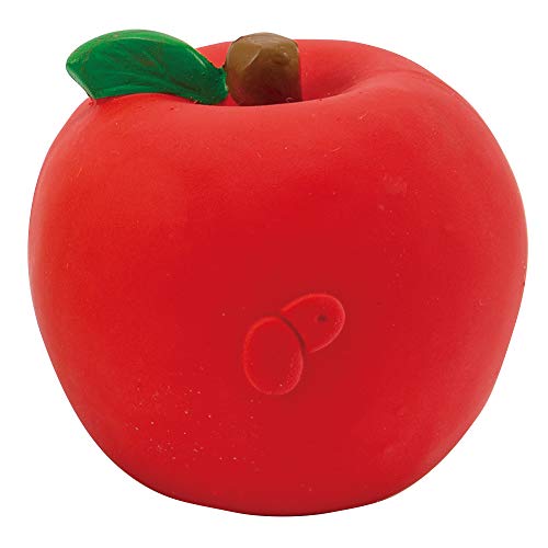 犬用おもちゃ 鈴入り 香り付きで目の見えないワンちゃんに オリジナルラテックスTOY りんご ピーピー音が鳴ります リンゴの香り ペット用品専門メーカーポンポリース