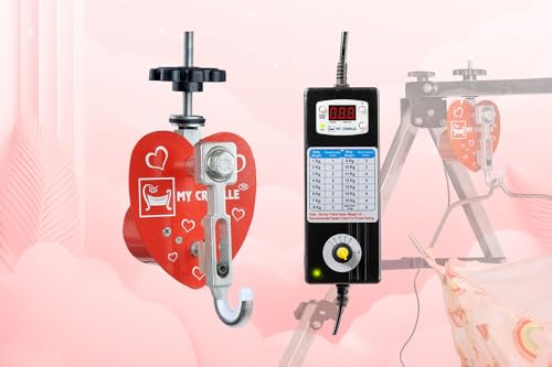 Image of My Cradle Electric Cradle Motor Digital Timer 15 min to 9.45 hrs. First Time in India Time and Speed Adjustable Kit 20kg Load, for New Born Baby-Red Heart (Only Automation Kit)(Cradle not Included)