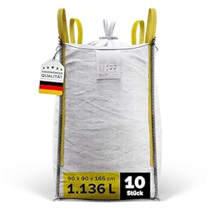 D-TACK 10x Big Bag für Abfallsäcke
