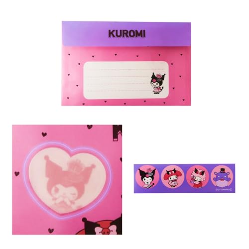 Image of Stationery Paper and Envelopes Letter Set - Writing Paper Stationery Set, Cute Stationery for Writing Paper Letters, Includes: 4 Envelopes, 8 Letter paper, & 4 Stickers (Kuormi-Bunny (no.57))