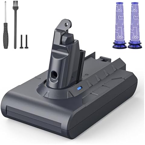 Morpilot 6500mAh Replacement Battery for Dyson V6 Cover