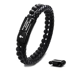 Bead leather bracelet