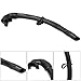 Silicone Professional Diving Wet Breathing Tube Comfortable and for Long-Lasting Snorkeling Equipment, Swimming Training Equipment (黑色)