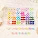 CÉLLOT 96 Pieces Little Baby Girls Hair Bangs Mini Hair Claw Clip Hair Pin Hair Accessories Clips for Girls,Teens, Kids, Toddlers Children(with Plastic Organizer Box)