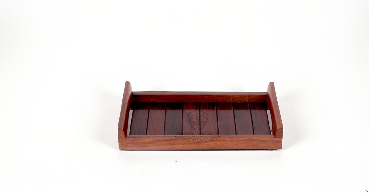 Vassoio da portata in legno, organizer da cucina, vassoio per colazione, vassoio per la colazione, vassoio per frutta per ospiti, ristorante, tavolo da pranzo, decorazione per
