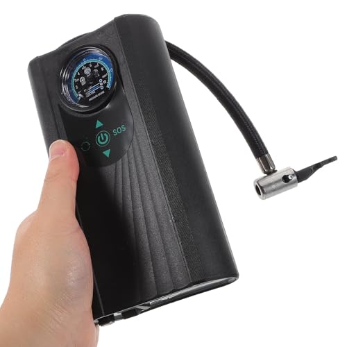 Inflador de neumáticos portátil Uonlytech con medidor presión ABS 3
