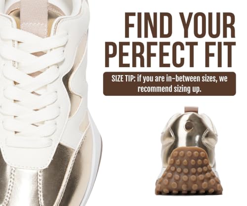 Image of Project Cloud Trendy Fashion Sneakers for Women 2026 - Memory Foam and Non-Slip Comfortable Casual Ladies Shoes for Womens Fashion Sneakers - Lightweight Lace-up Shoes (Lecco)