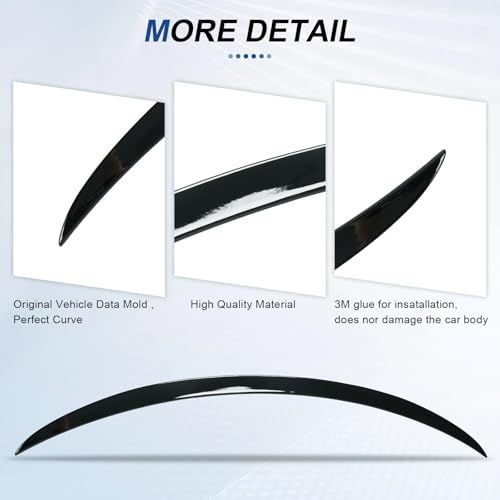 BDBO Rear Spoiler Wings Compatible with Mercedes Benz W206 Sedan C300 by BDBO - Used condition - Image 4