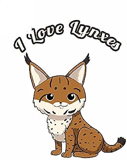 13cmx10.3cm for I Love Lynxes Lynx Car Truck Decal Vinyl Car Sticker