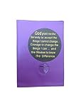 [Clearance] AA Big Book Cover, Two-toned, with Serenity Prayer (Purple)