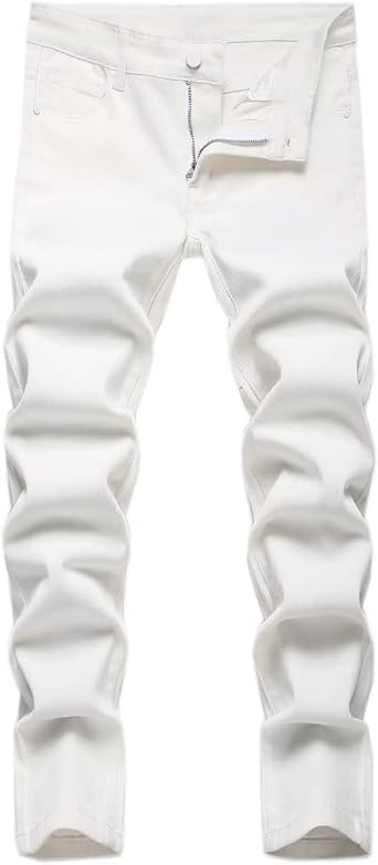 Boys Stylish Slim Fit Stretchy Ripped Distressed Jeans Pants, 5-16 Years
