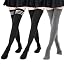 3 Pairs: Black,grey,white Stripes Black