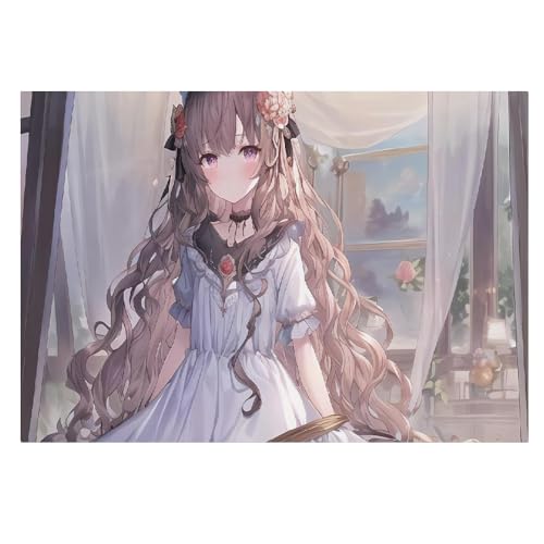 Impresión HD sobre lienzo LIAZLIUT de chicas de cómics anime, póster de 40x60 cm