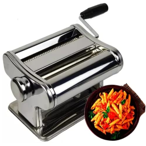 Maquina Cilindro Fazer Massa 3 Tipo Macarrão Espaguete Talharim Pizza