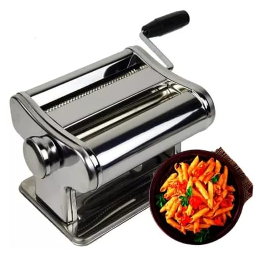 Maquina Cilindro Fazer Massa 3 Tipo Macarrão Espaguete Talharim Pizza