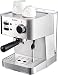 Produktbild Barsetto Espressomaschine 15 Bar,Barista Pro siebträgermaschine mit Milchaufschäumer-Funktion zum Cappuccino,1050W | Edelstahl | Espresso, Cappuccino, Latte Macchiato