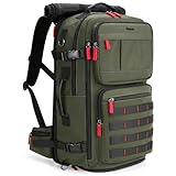Gonex Travel Backpack, Large Carry-On Nylon Duffle Bag, 3-in-1 Convertible Laptop Bag for Men & Women, Durable for Work & Weekend Travel (Army Green)