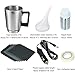 QKDS Atomizing Cup Car Headlight Lens Repair Tool Restoration Auto Restore Kit Clear, Refurbished Restoration Renovation Heating Atomization Cup Refurbish Kit