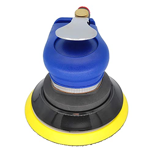 Image of 5 Inch Air Random Orbital Sander, Pneumatic Palm Sander tool with 10 Pcs Sandpapers, Air Sanders For Auto Body Work By Bowd