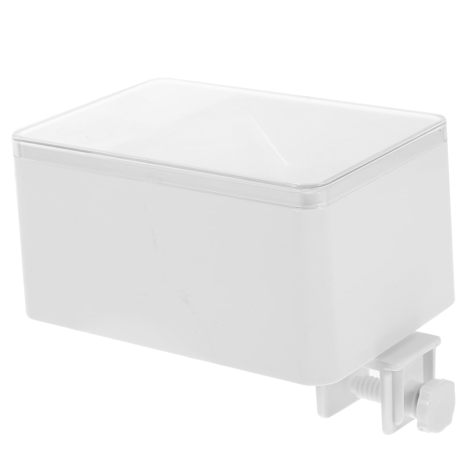 Sosoport 1 Set Fish Tank Feeder Electronic Automatic Aquarium Tank Home Splatter Dispensers Feeders Ffish Aquariums Fish Feeder Mate Device Cat Feeder Net Aquarium Food White Abs