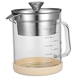 ULTECHNOVO Ölaufbewahrungstopf mit Feinmaschigem Sieb und Abnehmbarem Filter Edelstahl Küchenbehälter für Speiseöl und Nussmilchzubereitung