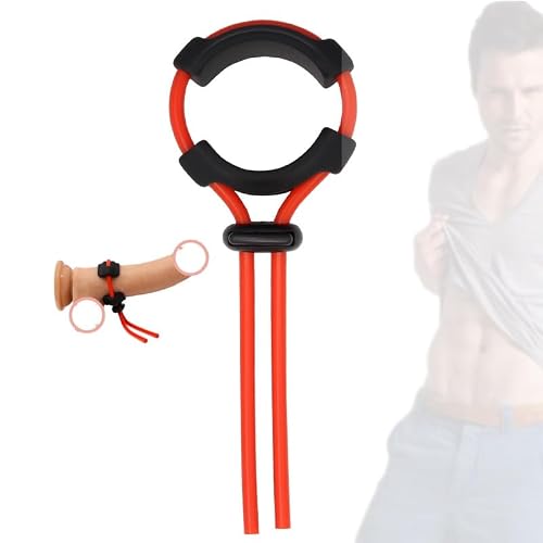 HUNTVE - Anneau de retardement en silicone élastique ajustable, imperméable et de longue durée Produit pour hommes