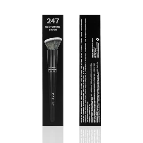 Image of PAC Contouring Brush 247 | Multi Functional Flat Angular Brush | Densely Packed Soft Bristles