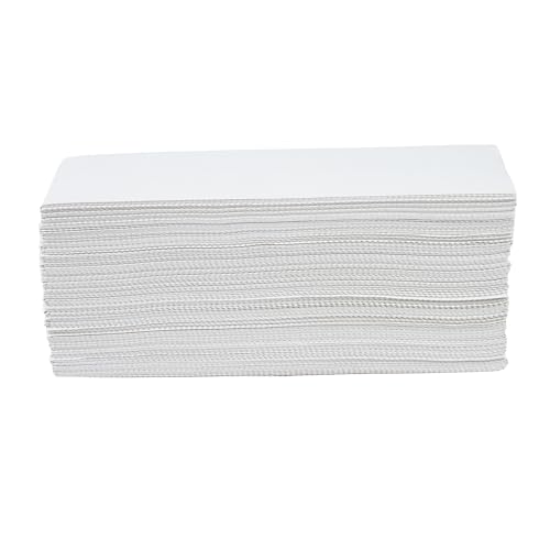 Image of Restaurantware-C Fold Paper Towels 2,400 Embossed 11.5 x 3.3 Inch Commercial Paper Towels Multifold Hand Towel 1 Ply Dispensers Sold Separately White Towel With Full-Dot Embossing