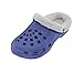 Produktbild Brandsseller Herren Clogs Pantoffel Schuhe Gartenschuhe Hausschuhe gefüttert Slipper - Farbe: Blau/Grau - Größe: 40