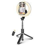 LED Ring Light es perfecto para maquilladores profesionales, fotógrafos, creadores de contenido YouTube, tatuadores profesionales, blogueros de vídeo, estilistas, salones y coloristas, amantes de selfies, Facebook / Instagram Live, Snapchat.
