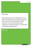 heckflügel mit abe  Entwicklung eines Heckflügels für den Formula-Student-Rennwagen. Racing mit Fokus auf widerstandsreduzierende Elemente und Untersuchung ihres ... von Abtriebs- und Widerstandsbeiwert