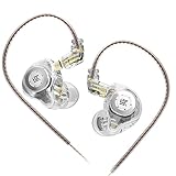 Keephifi KZ EDX Pro IEM Intra-Auriculaires - Double DD HiFi Son Stéréo, Écouteurs de Scène et de Jeu pour Chanteurs Audiophiles (Blanc, Sans Micro) Keephifi KZ EDX Pro IEM Intra-Auriculaires - Double DD HiFi Son Stéréo, Écouteurs de Scène et de Jeu pour Chanteurs Audiophiles (Blanc, Sans Micro)