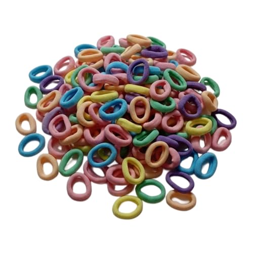 Image of Alvero 10-Piece Kids Soft Elastic Hair Ties, Baby Hair Ties Ponytail Holder Rubber Band for Girld & Bab Se[arationhy Kids - 2 x 2 x 0.5cm (Assorted Color, Pack of 10 Piece)