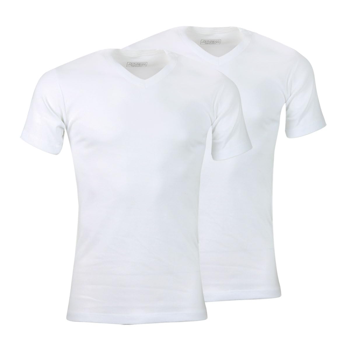 Athena Men's Duo Choc Vest (Pack of 2), White, Medium