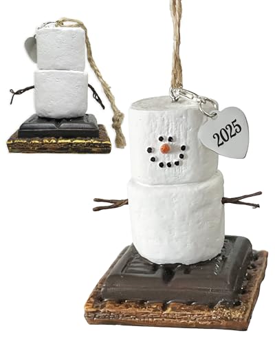 Midwest CBK Smores Adornos para árbol de Navidad, decoración de Navidad Smores 2025