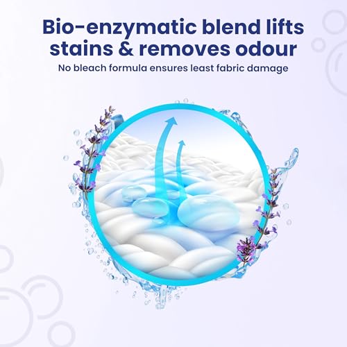 Image of Koparo Liquid Detergent | 900 Ml | Top Load & Front Load Washing Machine Liquid Detergent | Organic Bio-Enzymes Laundry Detergent | Tough on Stains, Safe for Kids & Sensitive Skin | Lavender
