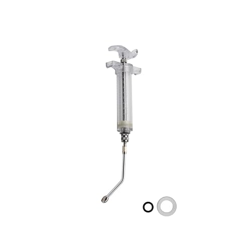 Jeringa de 20 ml con boquilla de empapado, dosis ajustable, desmontable, para ganado, pájaros, para gatos