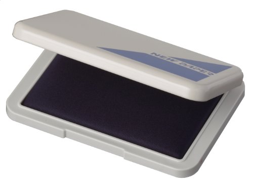 新朝日 スタンプ台 SACOS ニューペーパー 中形 NPA-2B 青