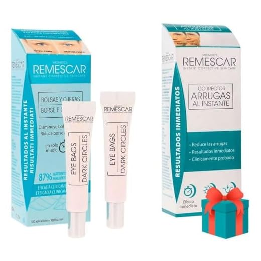 Remescar Pack Bolsas y Ojeras 8 ml + Corrector Arrugas 8 ml