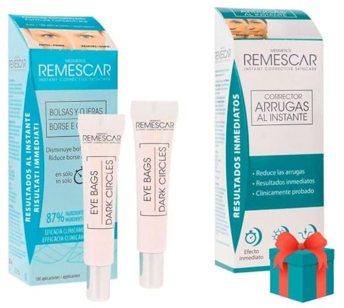 Remescar Pack Bolsas y Ojeras 8 ml + Corrector Arrugas 8 ml